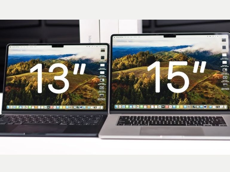 Macbook Air M2 2022 13 inches và Macbook Air M2 2023 15 inches