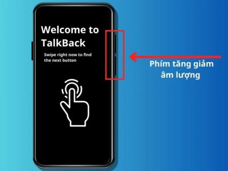 Tắt TalkBack bằng phím tắt