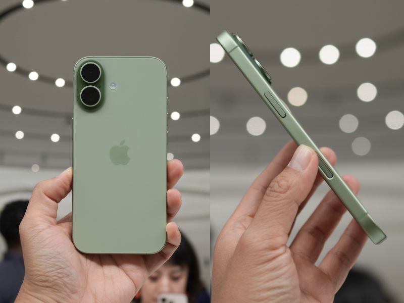 trên tay iPhone 17