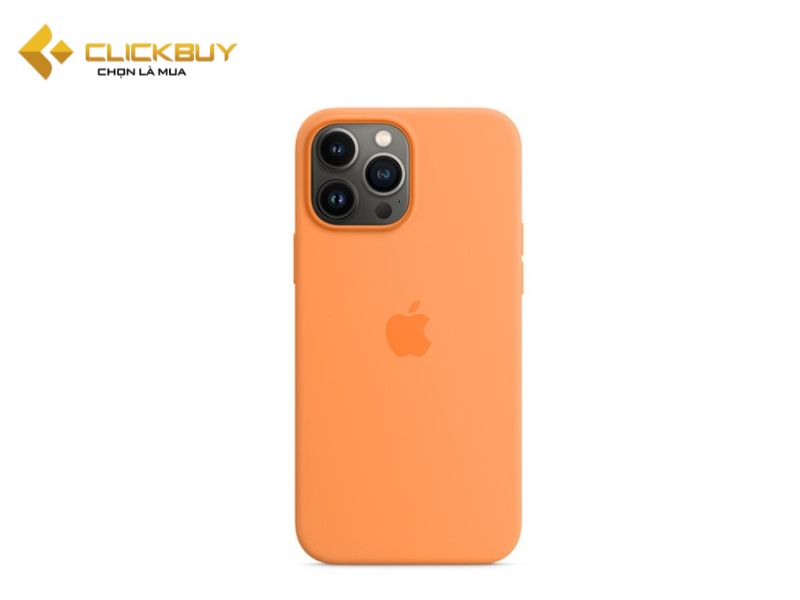Thiết kế của ốp lưng Apple Silicone Case hỗ trợ MagSafe cho iPhone 13 Pro Max