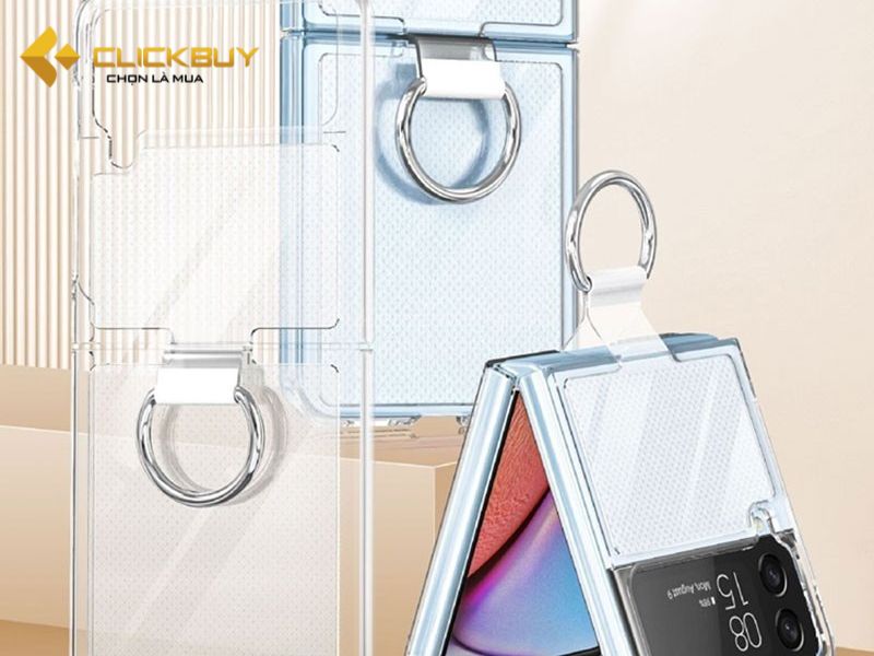 Ốp lưng trong suốt kèm vòng đeo Galaxy Z Flip4 giá bao nhiêu tiền
