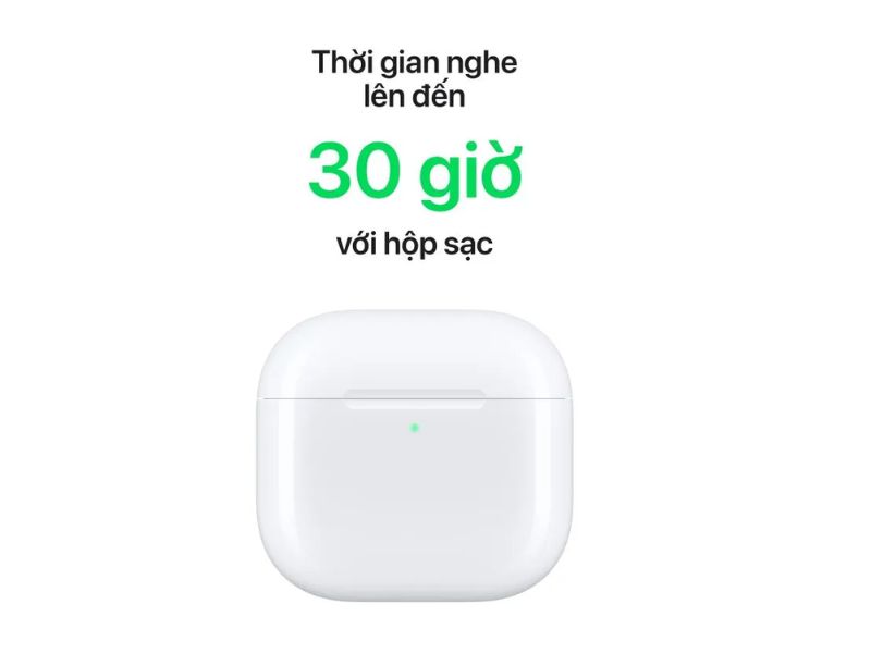 Thời lượng pin của Airpods 4 có chống ồn