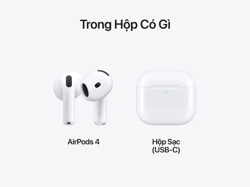 Airpods 4 có chống ồn giá bao nhiêu tiền