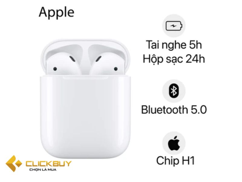 Apple AirPods 2 có giá bao nhiêu tiền