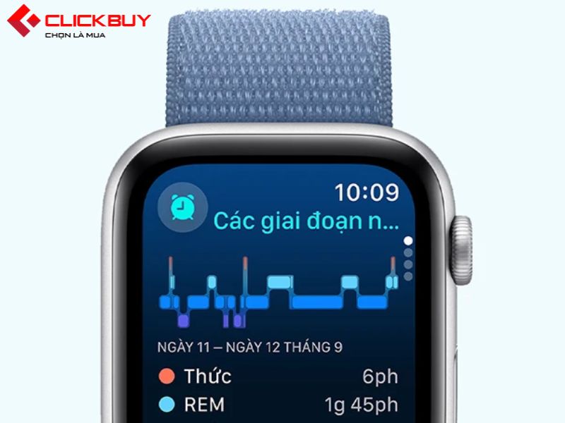 Thiết kế của Apple Watch Series SE 2023 GPS 40mm viền nhôm dây vải