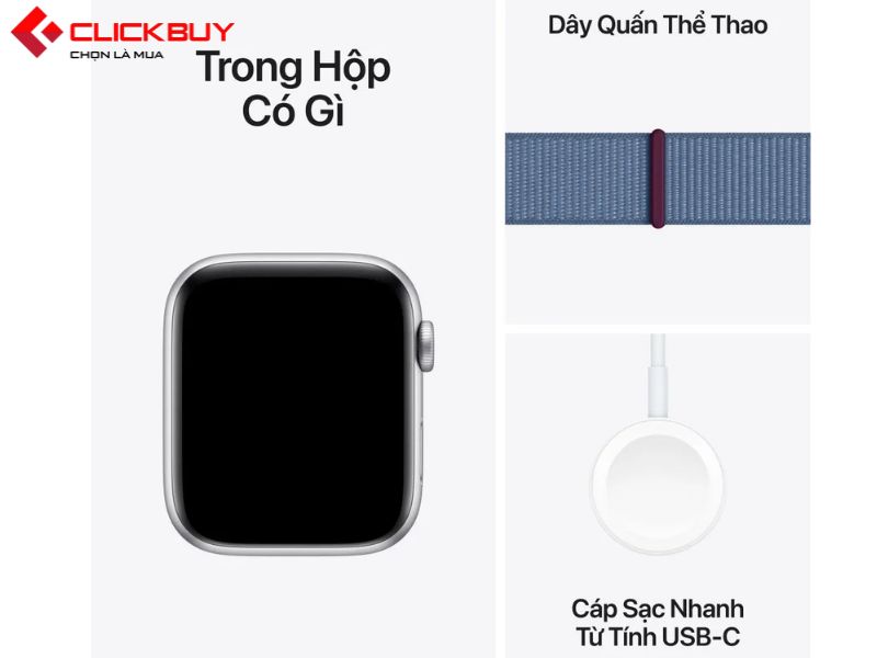 Apple Watch Series SE 2023 LTE 44mm viền nhôm dây vải giá bao nhiêu tiền