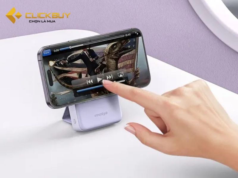 Tính linh hoạt của sạc dự phòng INNOSTYLE POWERMAG 15W IS20PD
