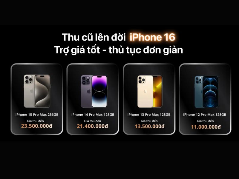 Ưu đãi khi mua iPhone 16 Pro Max 512GB