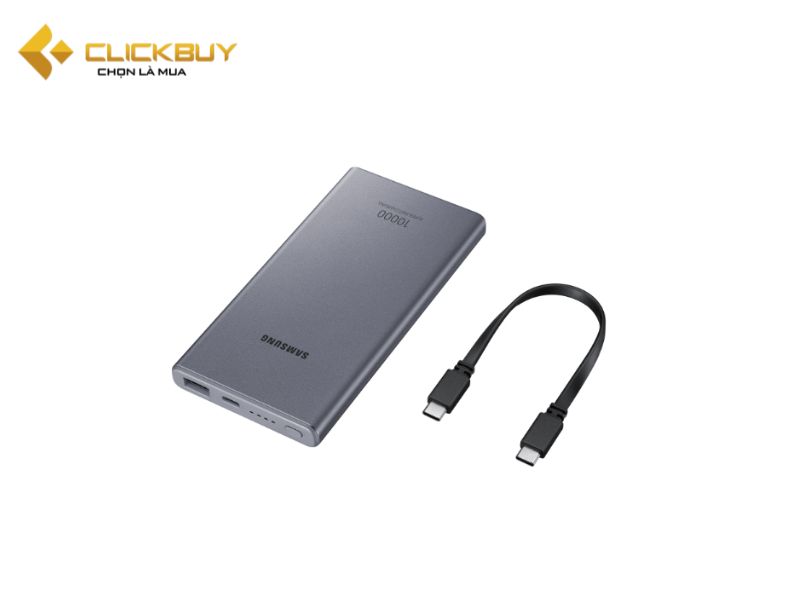 Thiết kế của sạc dự phòng Samsung 10000mAh 25W