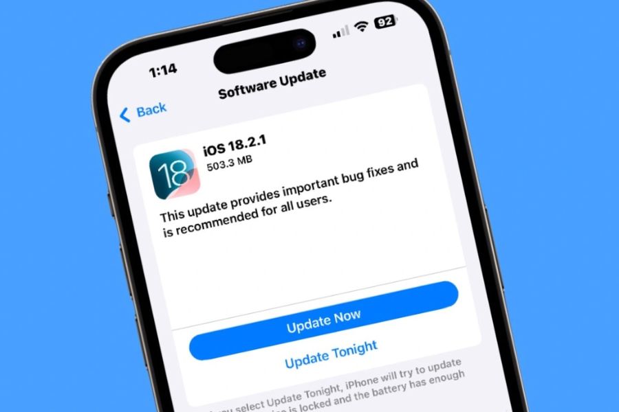 Cách tải iOS 18.2.1 về máy