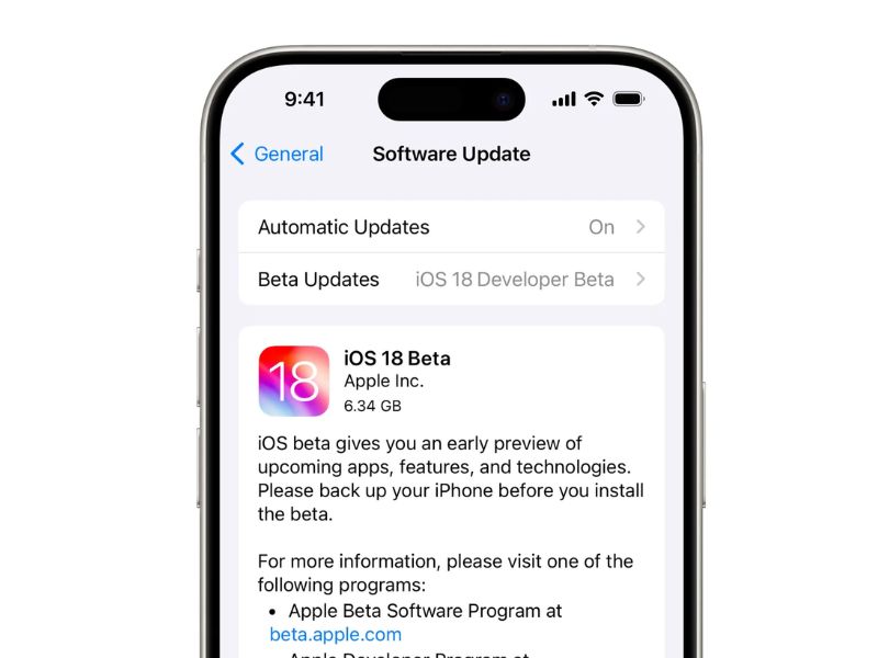 iOS 18.4 Beta gặp lỗi