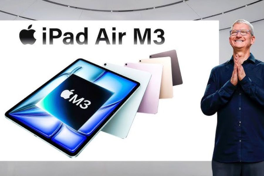 iPad Air M3 – Hỗ trợ bàn phím Magic new, hiệu suất cao hơn