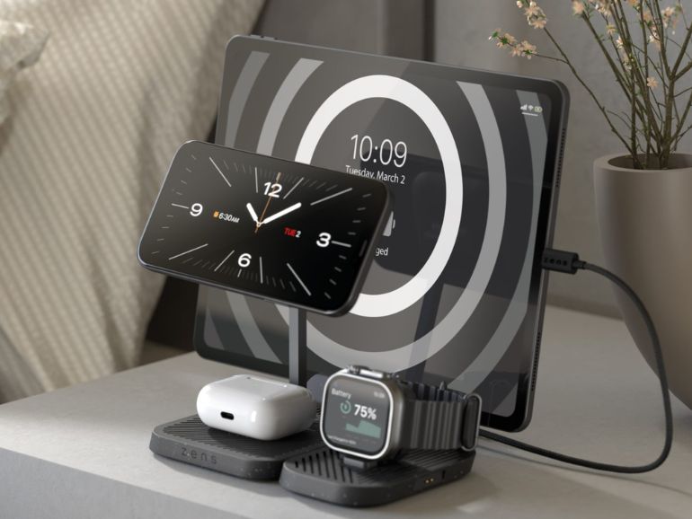 Bộ sạc không dây 4 trong 1 (Zens 4-in-1 Wireless Charger)