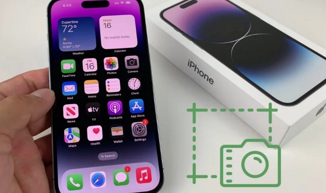 chụp ảnh màn hình iPhone 14 bằng chạm lưng