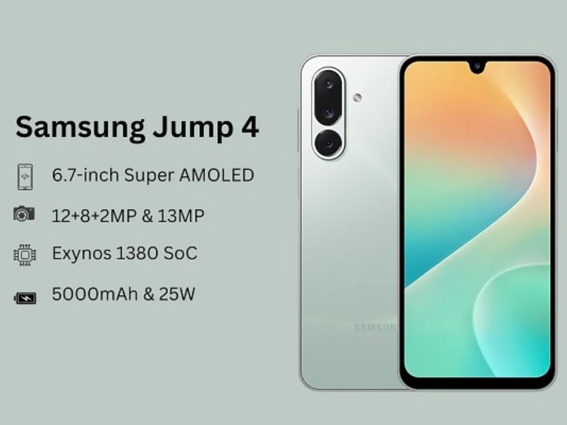 Galaxy Jump 4 sở hữu thiết kế tối giản hiện đại