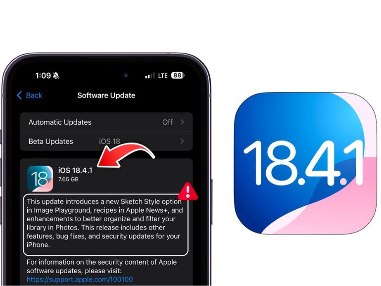 Cách cập nhật iOS 18.4.1 nhanh nhất