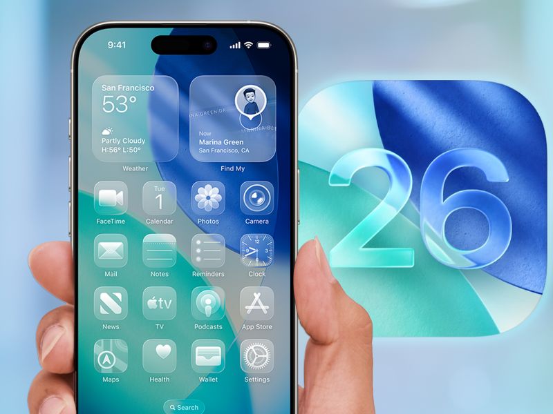iOS 26.2 beta 2 với thiết kế màn hình mới