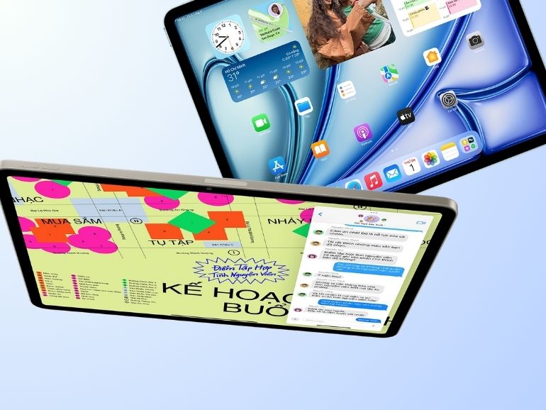 Màn hình 60Hz trên iPad Air M3 vẫn đủ dùng cho hầu hết các tác vụ