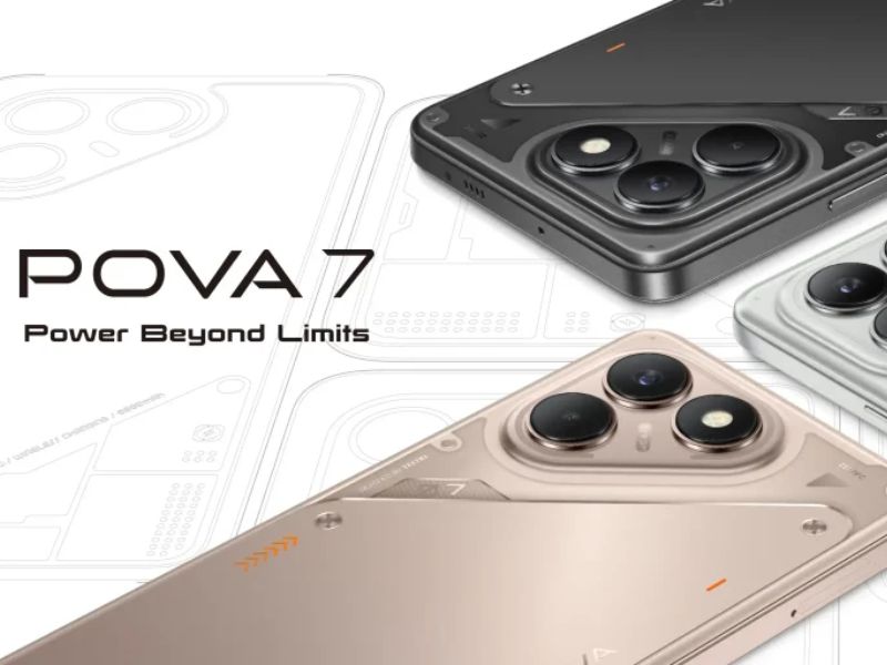 Pova 7 có Thiết kế phá cách, cụm camera nổi bật