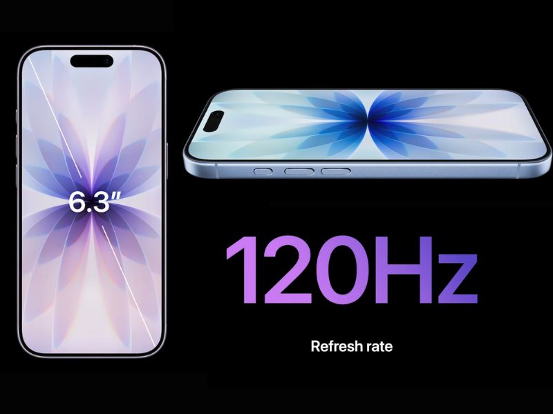Thiết kế màn hình của iPhone 17 hỗ trợ 120Hz