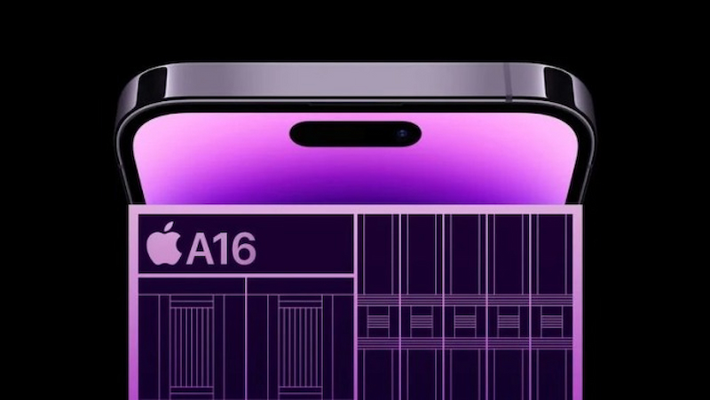 Chip A16 Bionic trên iPhone 14 Pro có tốc độ xử lý cao hơn so với chip A15 trên iPhone 14