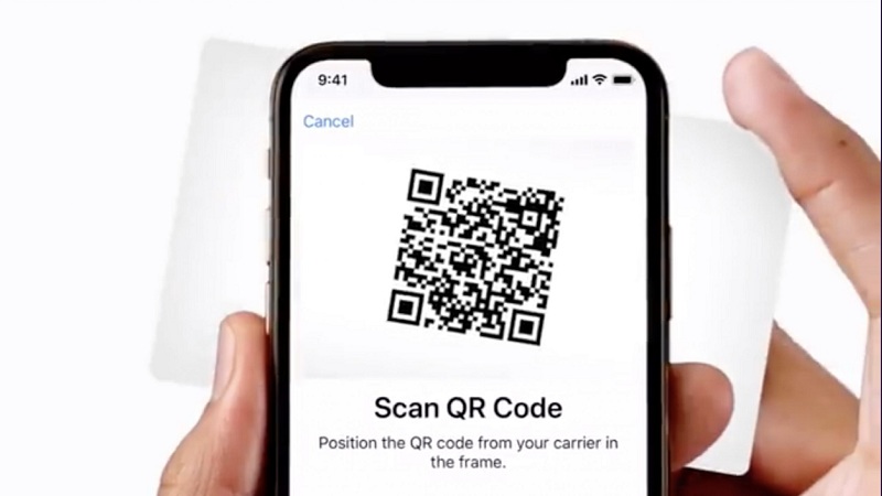 Hướng dẫn cài eSIM cho iPhone điện thoại 14 Pro Max bằng mã QR