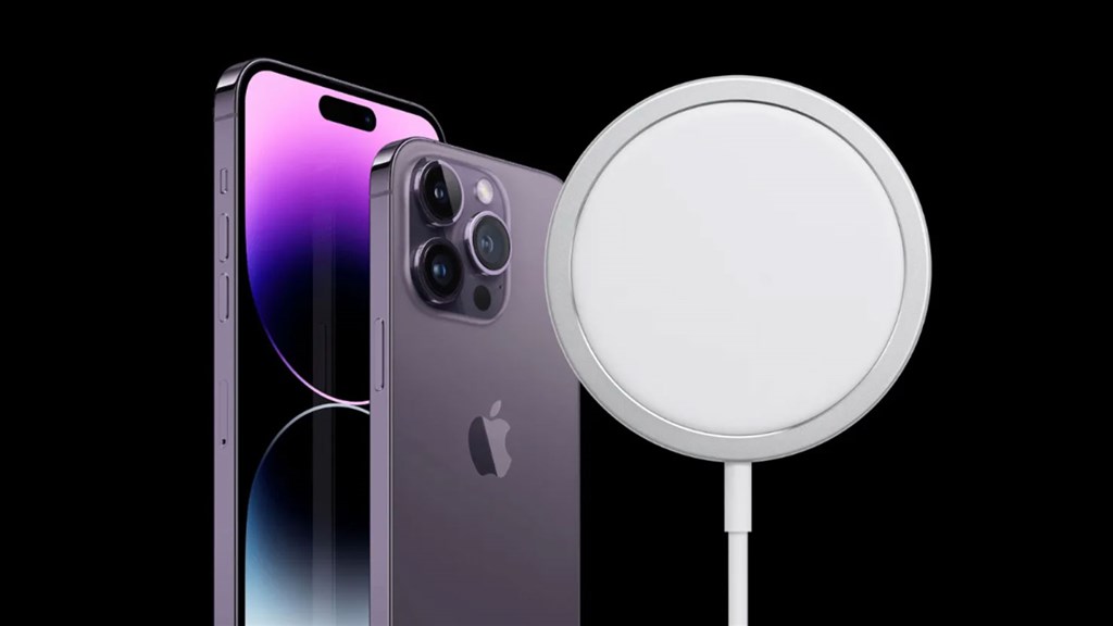 Chất liệu mặt lưng iPhone 14 Pro Max tích hợp công nghệ MagSafe hỗ trợ sạc nhanh đầy tiện lợi