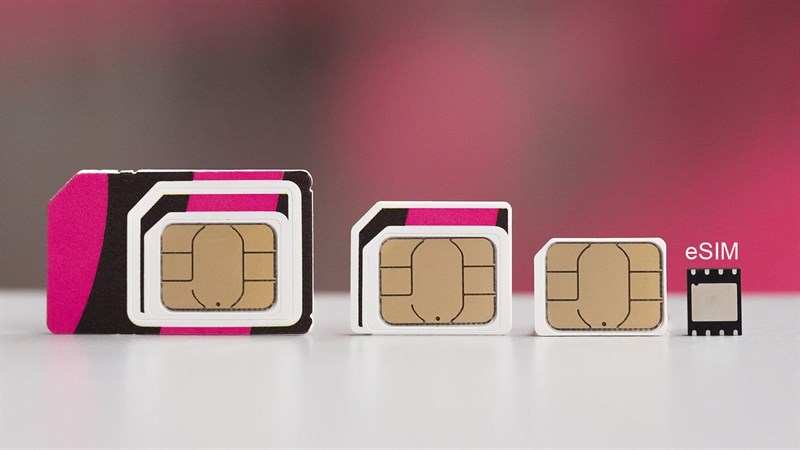 ESIM là sim điện tử được tích hợp sẵn vào điện thoại