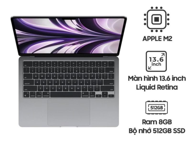hiệu năng đặc biệt trên MacBook Air M2