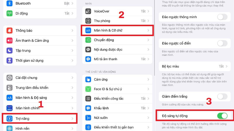 Tiết kiệm pin cho iPhone 14 Pro Max bằng cách hủy tính năng chỉnh sáng tự động