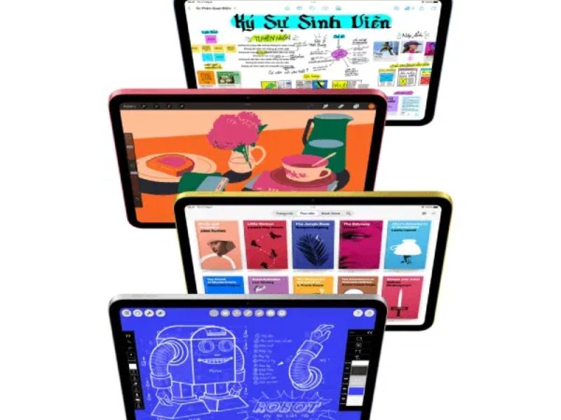 màn hình 11 inch sống động, sắc nét