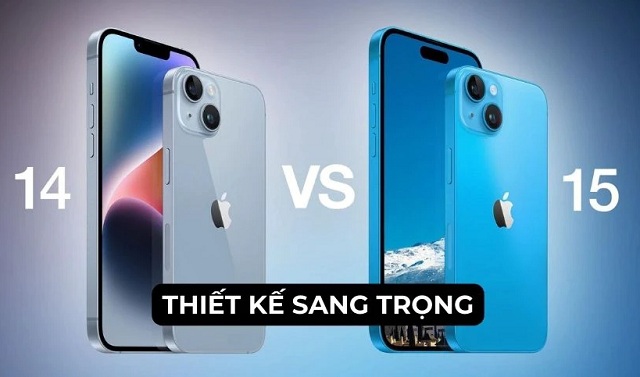 iPhone 14 và 15 đều có thiết kế sang trọng