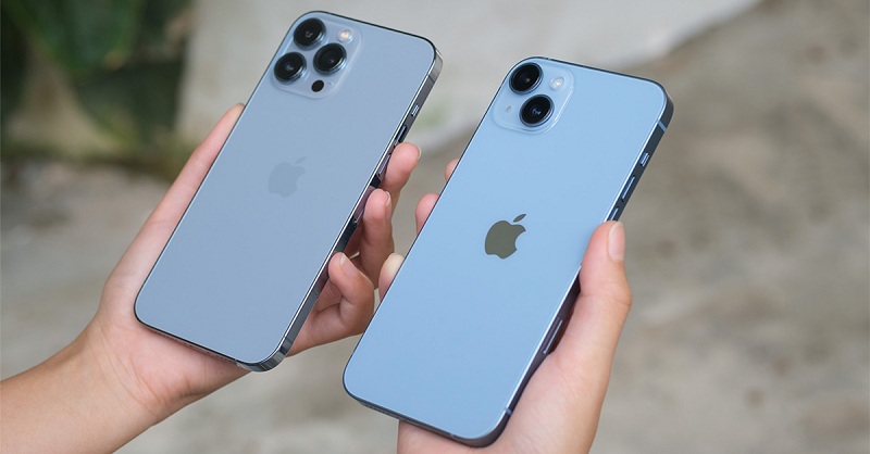 So sánh thiết kế iPhone 14 Plus với 13 Pro Max