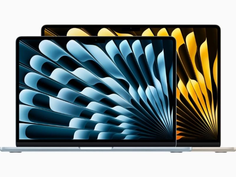 màn hình 15.3 inch sắc nét trên MacBook Air 2025