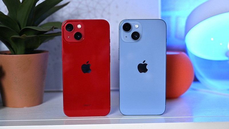 Thiết kế bên ngoài iPhone 14 và 13 hầu như không có nhiều sự thay đổi
