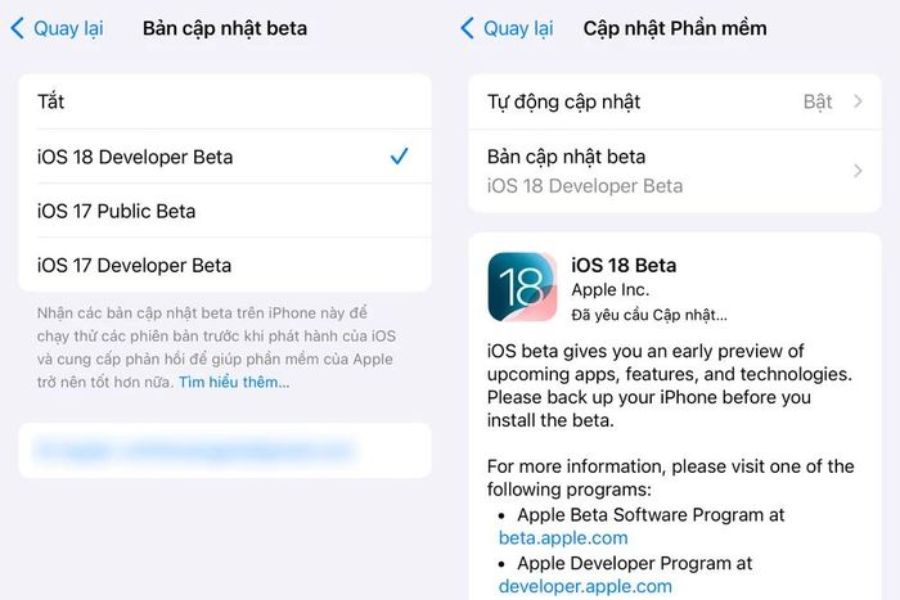 Hướng dẫn cài đặt iOS 18.1 Beta trên iPhone 16: Khám phá Apple Intelligence ngay từ ngày đầu tiên