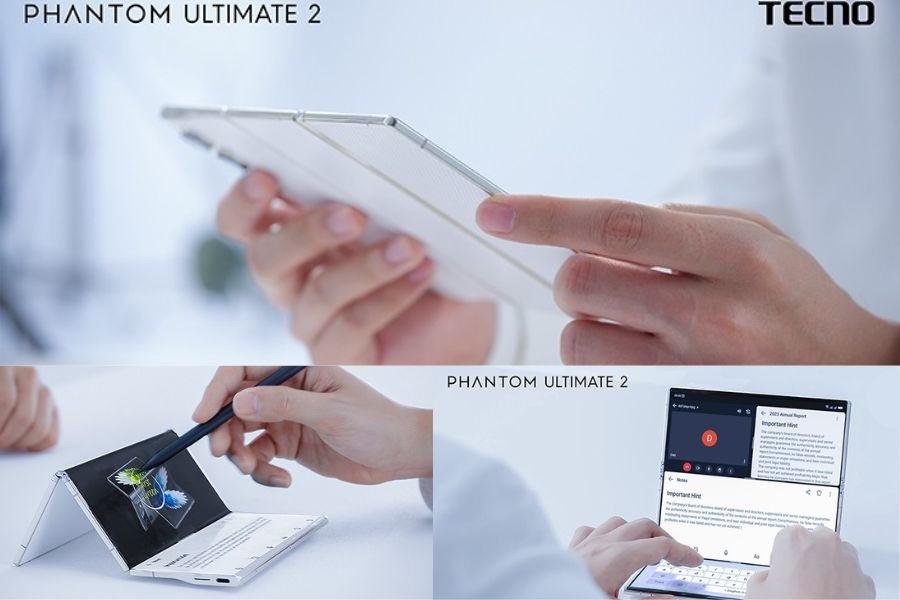 Tecno Phantom Ultimate 2: Smartphone gập ba siêu mỏng tại IFA 2024