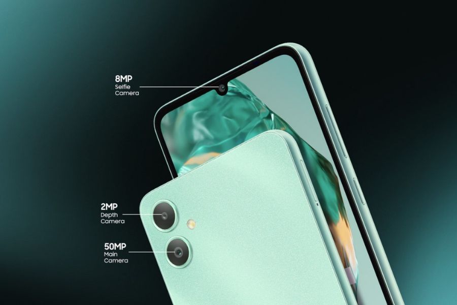 Cải tiến camera: Camera kép 50MP + 2MP và Camera selfie 8MP