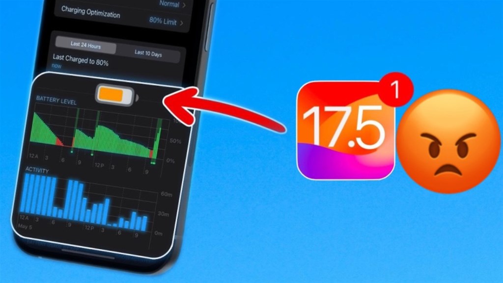 Apple phát hành iOS 17.5: Ảnh hưởng đến thời lượng pin của các mẫu iPhone cũ