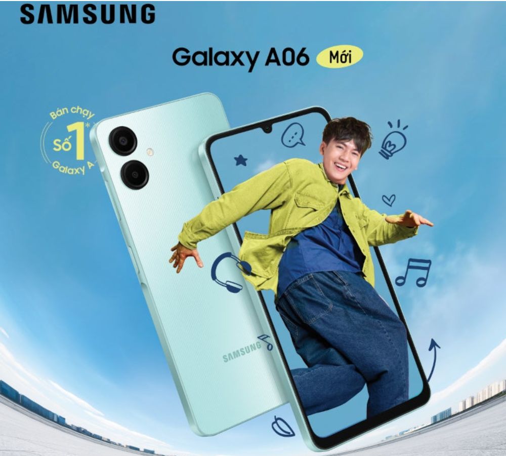 Samsung Galaxy A06: Ra mắt tại Việt Nam với giá từ 115USD