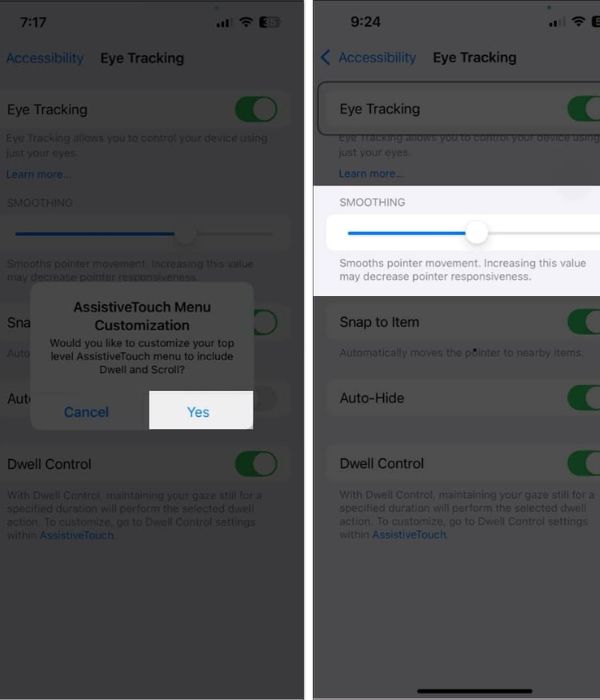 Cách bật tính năng Eye Tracking trong iOS 18 và iPadOS 18: Điều khiển iPhone và iPad bằng mắt