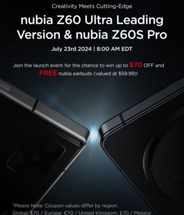 Nubia Z60 Ultra Leading Version & Z60S Pro: Ra mắt toàn cầu mạnh mẽ