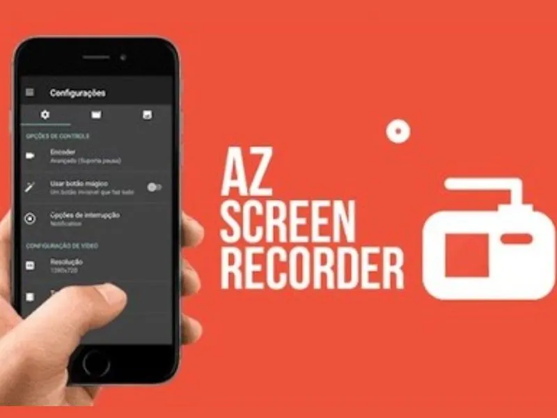 App quay màn hình điện thoại AZ Screen Recoder
