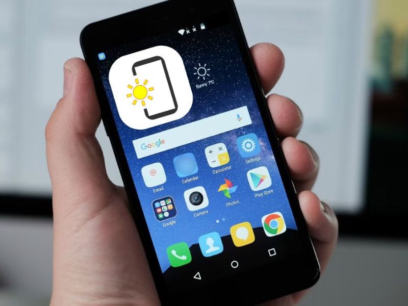 Cài đặt app tăng độ sáng màn hình điện thoại