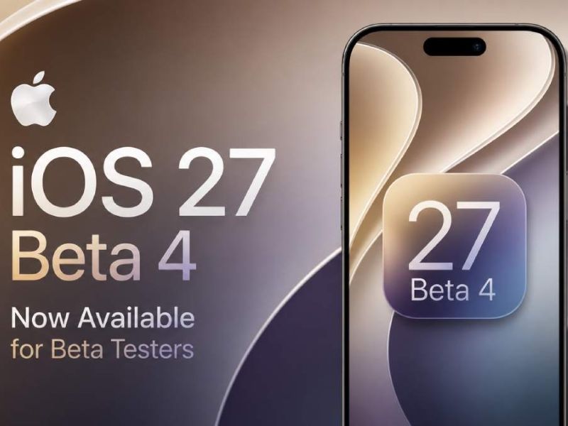 Apple chính thức phát hành iOS 27 beta 4