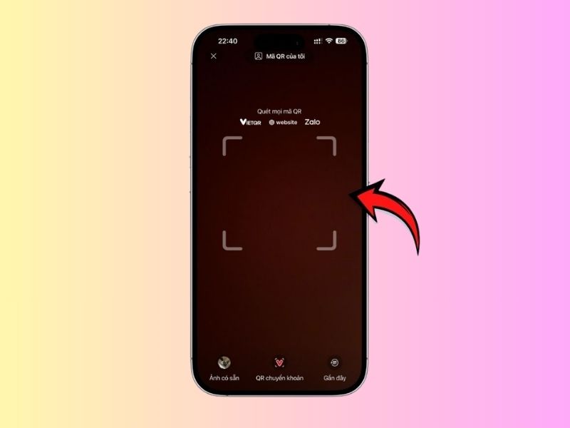 Bước 4: Dùng Zalo quét mã QR để xác thực