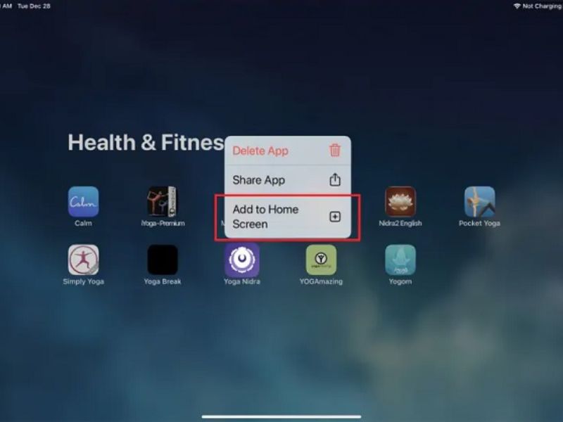 Thêm ứng dụng vào màn hình chính trên iPhone