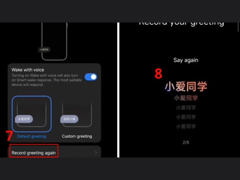 Hoàn tất theo hướng dẫn bật Xiao AI
