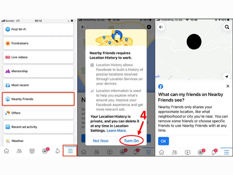Hướng dẫn cách tìm vị trí Facebook của người khác