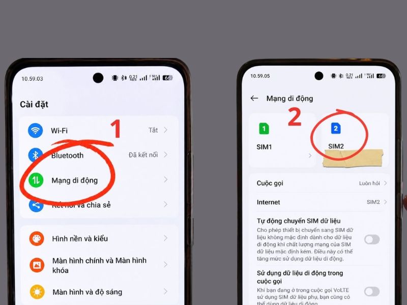 Cách bật 5G trên OPPO và các máy Android khác